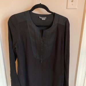 Vince trupunto/tuxedo front tunic